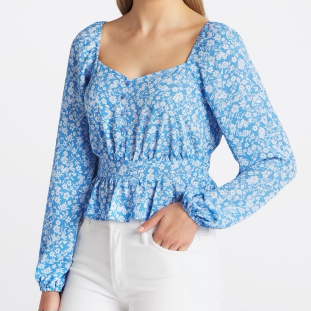 Small Lush Peplum Blouse